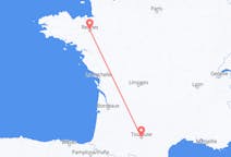 Flyrejser fra Toulouse til Rennes