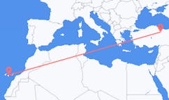Flights from Tokat, Turkey to Las Palmas, Spain