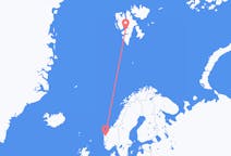 Flights from Førde to Svalbard