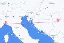 Vols de Belgrade, Serbie pour Gênes, Italie