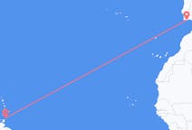 Flyg från Tobago, Trinidad och Tobago till Faro, Portugal