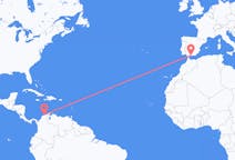 Flights from Santa Marta, Colombia to Málaga, Spain
