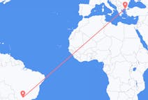 Flyreiser fra Presidente Prudente, São Paulo, Brasil til Alexandroupolis, Hellas