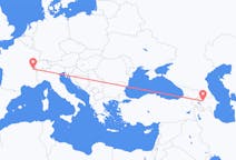 Flyg från Gəncə till Genève