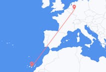 Flights from Las Palmas in Spain to Cologne in Germany