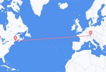 Flyrejser fra Rockland, USA til Memmingen, Tyskland