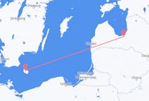 Flights from Riga in Latvia to Bornholm in Denmark