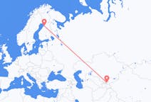 Vols de Ferghana, Ouzbékistan à Oulu, Finlande