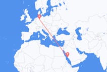 Flyreiser fra Jidda, Saudi-Arabia til Hannover, Tyskland