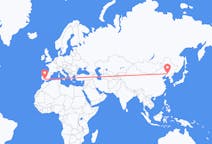 Flyg från Shenyang, Kina till Sevilla, Spanien