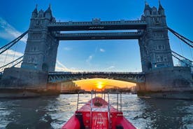 Thames Rockets Sunset London Schnellboot Erfahrung