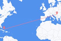 Flyrejser fra George Town, Bahamas til Timișoara, Rumænien