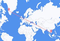 Flyreiser fra Ho Chi Minh-byen, Vietnam til Kangerlussuaq, Grønland
