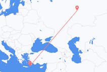 Fly fra Nizjnekamsk til Karpathos