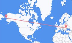 Flyrejser fra Nome, USA til Bacau, Rumænien