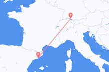 Flyreiser fra Friedrichshafen, Tyskland til Barcelona, Spania