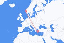 Flights from Stavanger, Norway to Sitia, Greece
