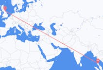 Flyreiser fra Surat Thani-provinsen, Thailand til Newcastle upon Tyne, England