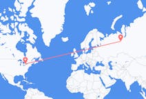 Flights from Toronto, Canada to Beloyarsky, Russia