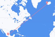 Flyreiser fra Morelia, til Reykjavík
