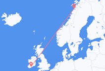 Vols depuis la ville de Cork vers la ville de Bodø