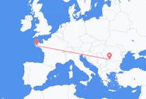 Flights from Quimper, France to Craiova, Romania