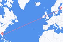 Flyg från Orlando till Åbo