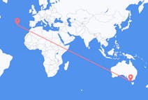 Vols de King Island, Australie vers Terceira, portugal