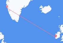 出发地 爱尔兰从 基洛格林目的地 格陵兰瑪尼特索克的航班