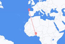 Flights from Lagos to Santiago De Compostela