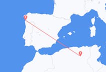 Flyrejser fra Biskra, Algeriet til Vigo, Spanien