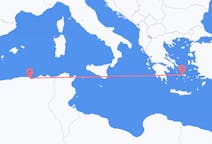 Vols de Béjaïa, Algérie à Paros, Grèce