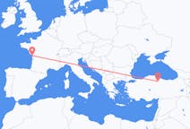 出发地 法国拉罗歇尔目的地 土耳其阿马西亚的航班