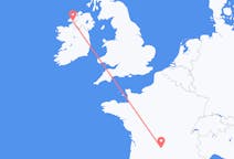 Flights from Aurillac, France to Donegal, Ireland