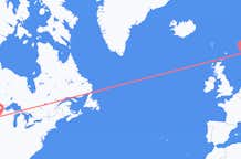 Flyg från Minneapolis till Bergen
