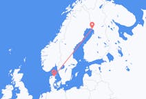 Voli da Kemi, Finlandia ad Aalborg, Danimarca