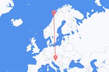 Voli da Bodø, Norvegia to Zagabria, Croazia