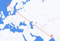 Flyrejser fra Kolkata, Indien til Kristiansund, Norge