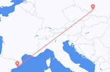Flights from Katowice to Barcelona