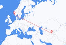 Flights from Dushanbe, Tajikistan to Stavanger, Norway