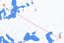 Flyreiser fra Nukus, til Oslo