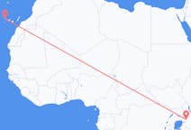 出发地 肯尼亚埃爾多雷特目的地 西班牙拉帕尔马的航班