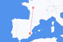 Loty z Poitiers, Francja z Murcia, Hiszpania