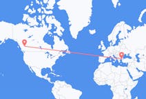 Flyreiser fra Prince George, Canada til Alexandroupolis, Hellas