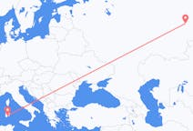 ロシアのから エカテリンブルク、イタリアのへ カリアリフライト