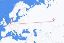 Fly fra Novosibirsk til Münster