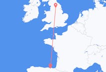 Flyreiser fra Leeds, England til Bilbao, Spania
