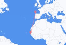 Flyg från Banjul till La Coruña