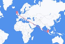 Flyg från Padang, Indonesien till Dublin, Irland