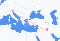Flights from Najaf, Iraq to Venice, Italy